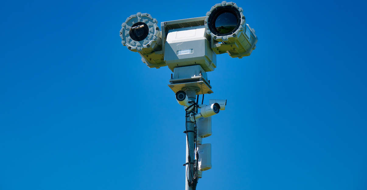 mobile security tower