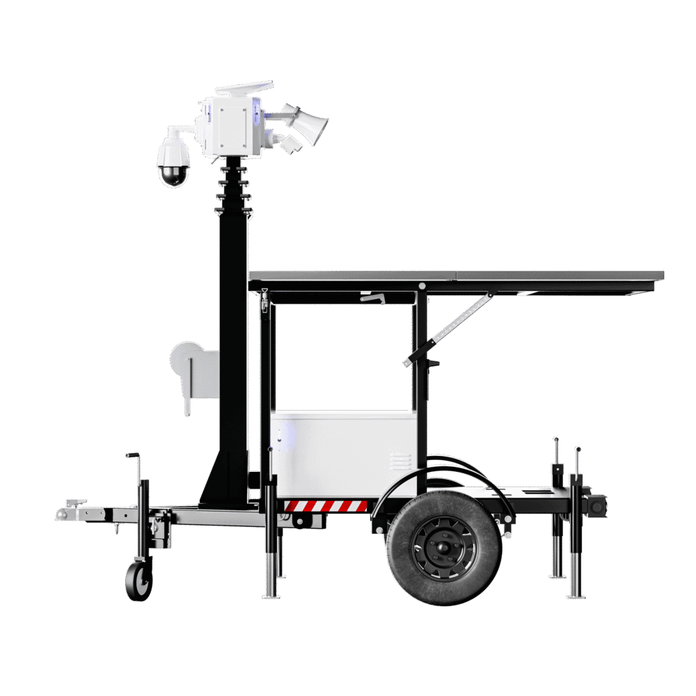 Reconview SecureLot Mobile Security Camera Trailer - Core Model