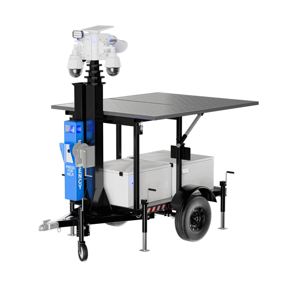 Reconview mobile security camera trailer - Apex Model