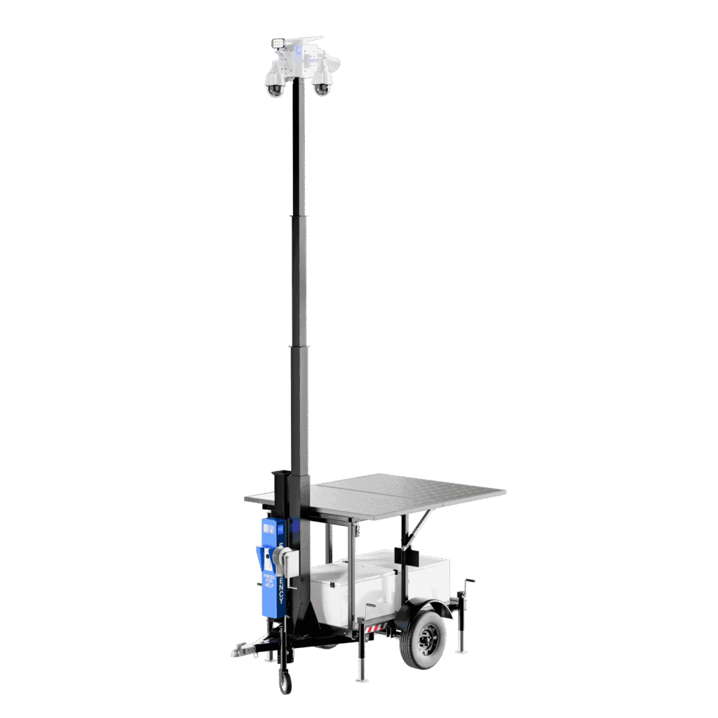 Reconview mobile security camera trailer - Apex model